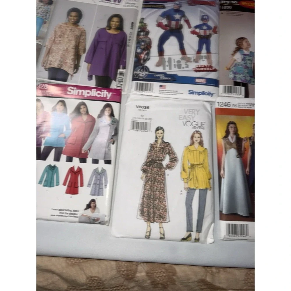 Pattern Lot‎ Sewing , Marvel Costumes , Dresses ,coats , Simplicity , Vogue, 14